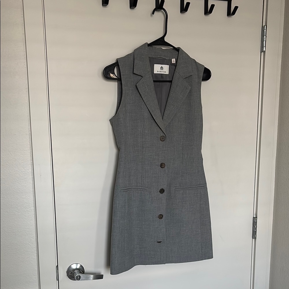 Aritzia Babaton Gray Mastermind Dress